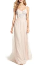 Women's Hayley Paige Occasions Metallic Embellished Gown