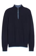 Men's Tailorbyrd Chatham Regular Fit Plaid Sport Shirt, Size - Blue