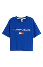 Women's Tommy Jeans Logo Tee - Blue