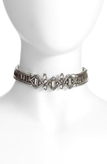 Women's Dynlx By Dylanlex Crystal Choker Necklace