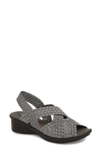 Women's Bernie Mev. Kira Wedge Sandal Us / 36eu - Grey