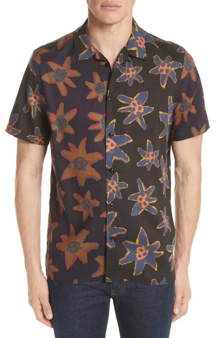 Men's Ps Paul Smith Floral Print Shirt