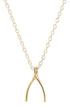 Women's Kris Nations Wishbone Charm Necklace