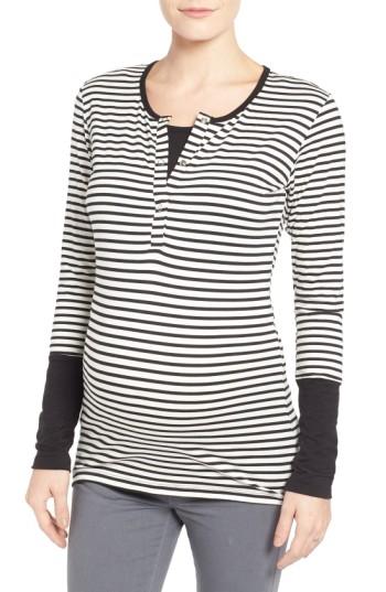 Women's Lab40 'jenn' Nursing Top - Black