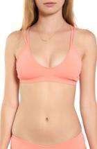 Women's O'neill Salt Water Solids Bikini Top - Coral