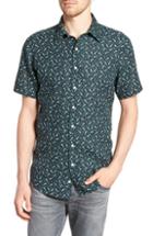 Men's Rodd & Gunn Rivas Avenue Linen Sport Shirt, Size - Green