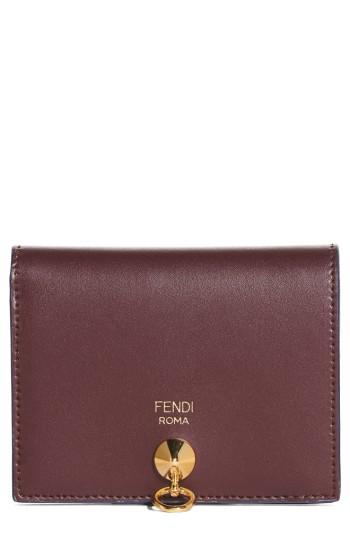 Women's Fendi Small Leather French Wallet -