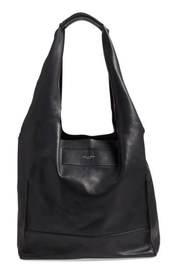 Rag & Bone Walker Leather Tote - Black