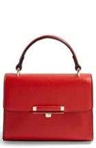 Topshop Mini Marissa Top Handle Bag - Red