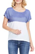 Women's Two By Vince Camuto Colorblock Top, Size - Blue
