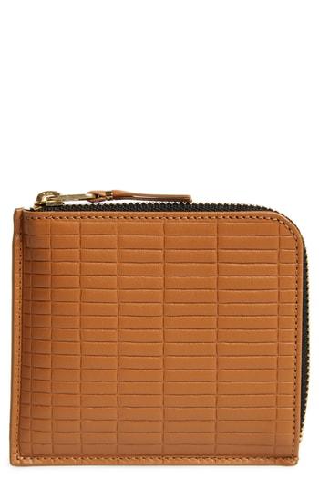 Men's Comme Des Garcons Brick Line Wallet - Beige