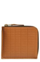 Men's Comme Des Garcons Brick Line Wallet - Beige