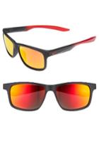 Men's Nike Essential Chaser 59mm Reflective Sunglasses - Black / Red