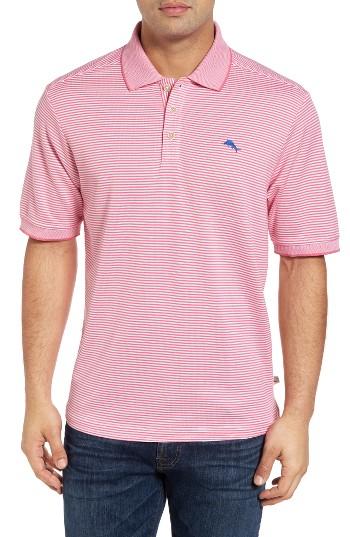 Men's Tommy Bahama 'emfielder' Stripe Pique Polo