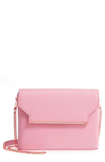 Ted Baker London Crystal Bar Crossbody Bag - Pink