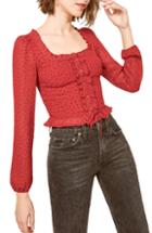 Women's Reformation Italia Top - Red