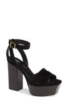 Women's Saint Laurent Farrah Platform Sandal .5us / 39.5eu - Black