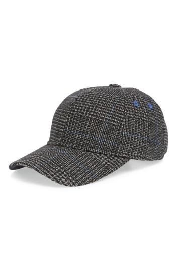 Men's Ted Baker London Graphic Check Baseball Cap - Grey