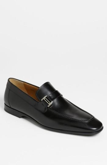 Men's Magnanni 'lino' Loafer .5 M - Black