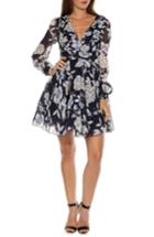 Women's Tfnc Nordi Floral Fit & Flare Party Dress - Black