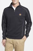 Men's Cutter & Buck Cincinnati Bengals - Edge Drytec Moisture Wicking Half Zip Pullover