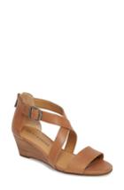 Women's Lucky Brand Jestah Wedge Sandal M - Brown