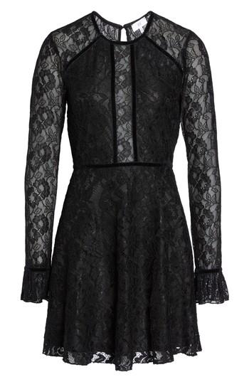 Women's Nsr Chantilly Lace Skater Dress - Black