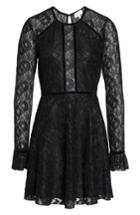 Women's Nsr Chantilly Lace Skater Dress - Black