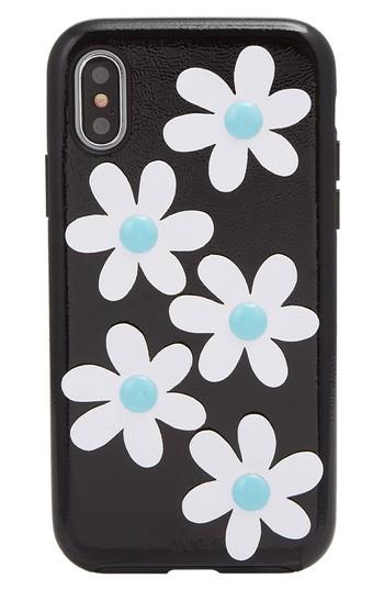 Sonix Daisy Faux Leather Iphone X Case - Black