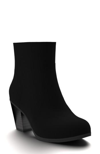 Women's Shoes Of Prey Block Heel Bootie C - Black