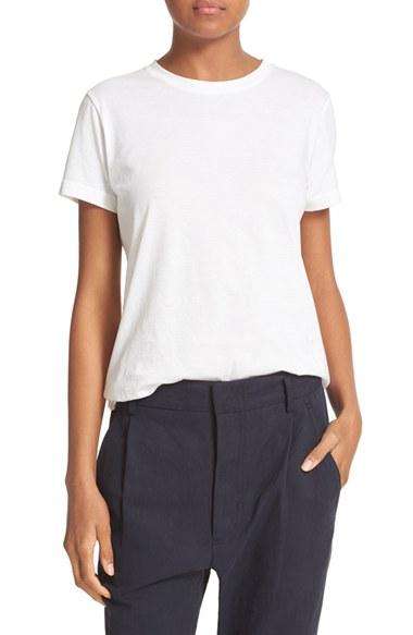 Women's Vince Pima Cotton Tee - White