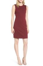 Women's Bishop + Young Ponte Knit Sheath Dress - Burgundy