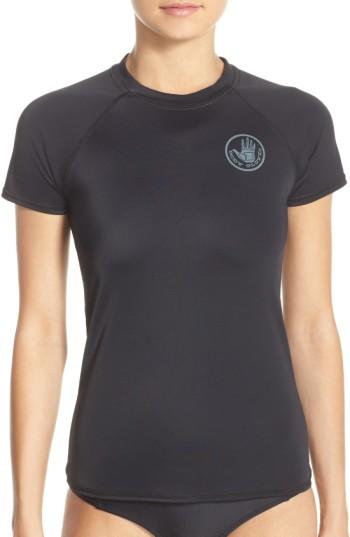 Women's Body Glove 'smoothies In Motion' Short Sleeve Rashguard - Black