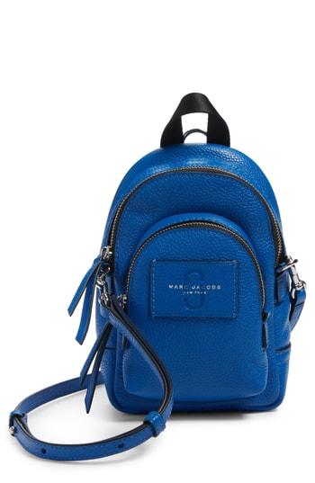 Marc Jacobs Mini Double Pack Leather Crossbody Bag - Blue