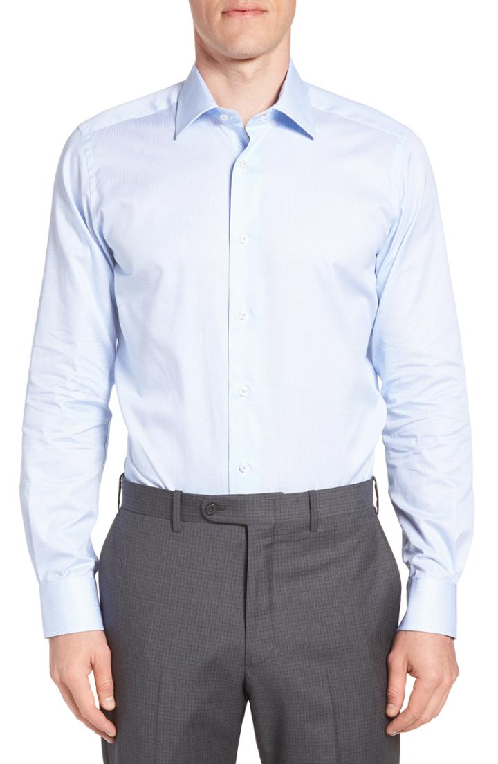 Men's Ted Baker London Nickoe Trim Fit Dress Shirt