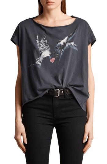 Women's Allsaints Lovers Pina Tee - Grey