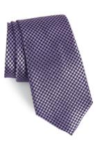 Men's Nordstrom Men's Shop London Dot Silk Tie, Size - Purple