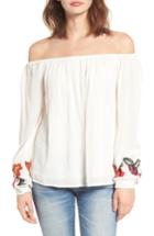 Women's Lovers + Friends Over The Sea Off The Shoulder Blouse