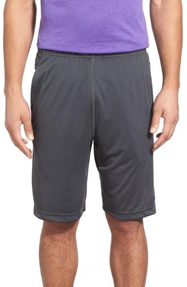 Men's Nike 'fly' Dri-fit Training Shorts - Grey