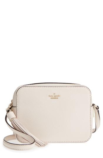 Kate Spade New York Kingston Drive - Arla Leather Crossbody Bag - White