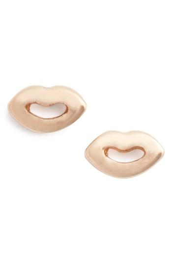 Women's Kismet By Milka 'mini' Lips Stud Earrings