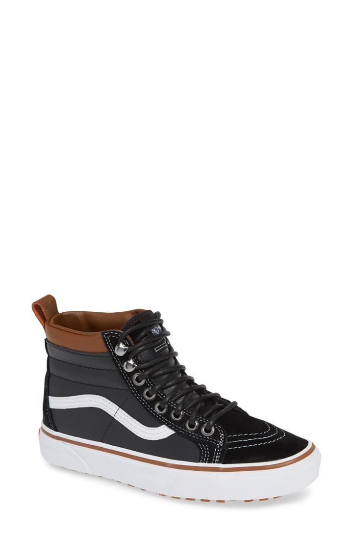 Women's Vans Sk-8 Hi Mte Sneaker .5 M - Grey
