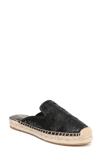 Women's Sam Edelman Kerry Espadrille Mule .5 M - Black