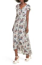 Women's Band Of Gypsies Floral Maxi Dress - Ivory