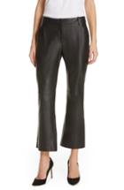 Women's Nili Lotan Caden Lambskin Flare Pants