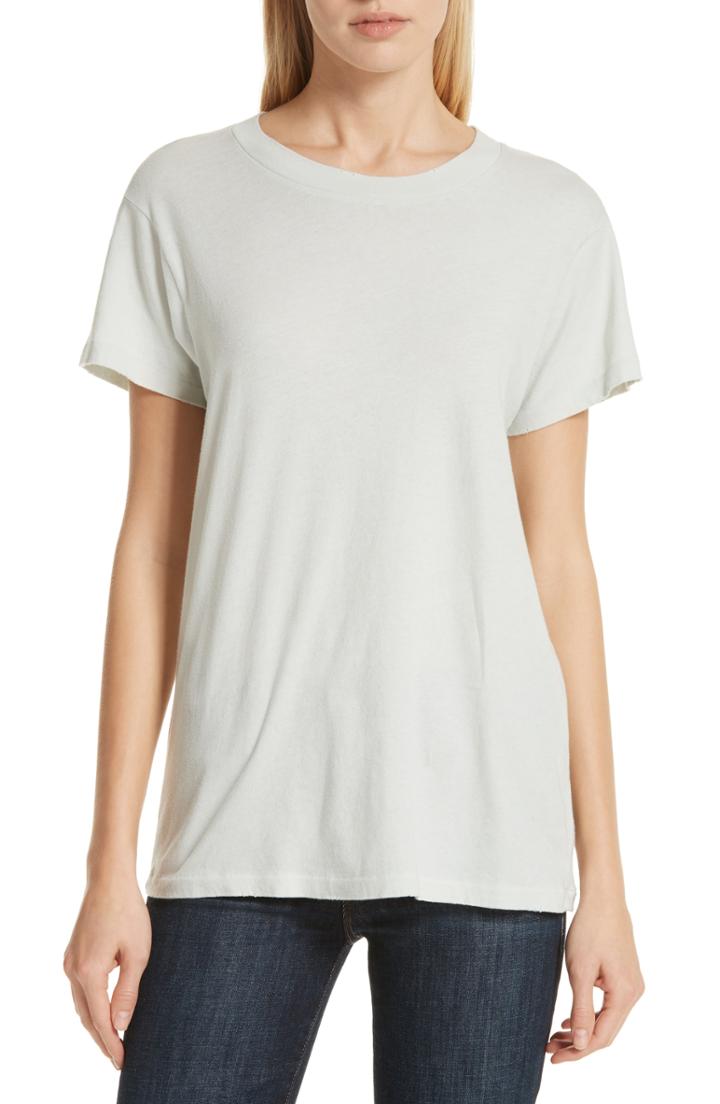 Women's Halogen Knot Neck Reversible Tee, Size - Purple