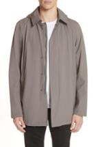 Men's Herno Bonded Raincoat With Removable Hood Eu - Grey
