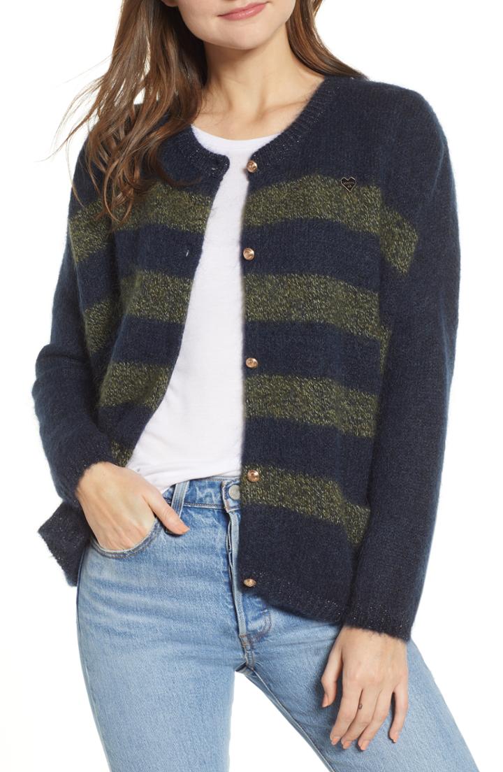 Women's Scotch & Soda Chunky Special Knit Cardigan - Blue