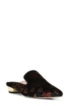 Women's Sam Edelman Augustine Patterned Loafer Mule .5 M - Black