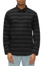 Men's Tavik Shin Stripe Sport Shirt, Size - Black